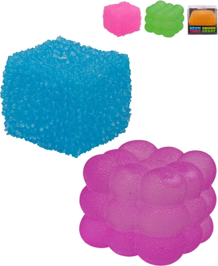 Mega Squeeze suhkru tekstuuriga antistressi suhkrukuubik - 1 tk