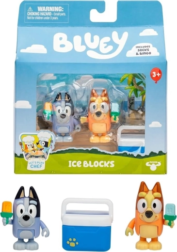 Bluey – 2-pakk figuuride komplekt Jäätis