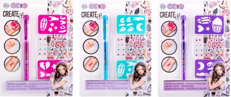 Lõhnav geelpliiats 3 värvis