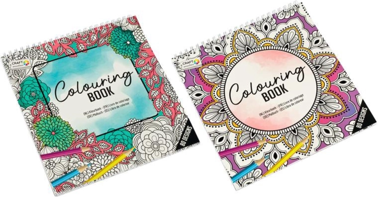 Coloring Book 40 Sheets – Mixed Designs