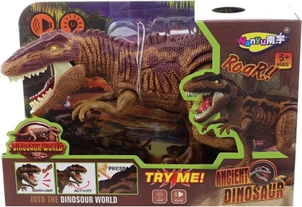Patareitoitel dinosaurus valguse ja helidega