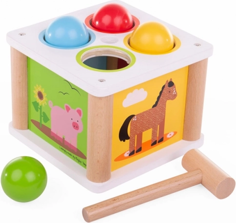 Bigjigs Baby puidust haamrimäng Talu
