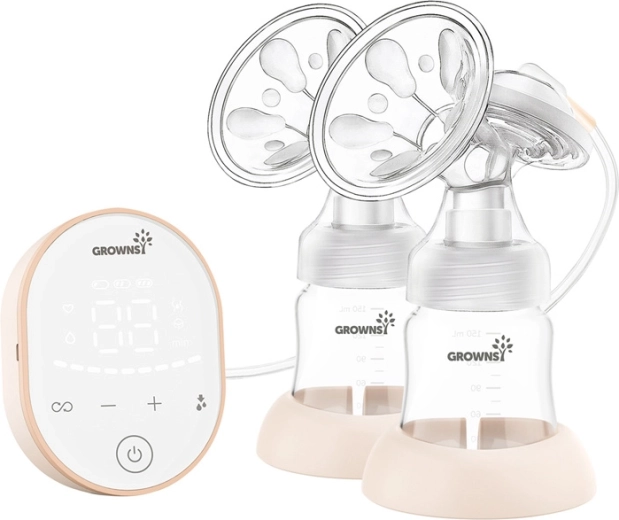 Grownsy Double Electric Breast Pump – Pink