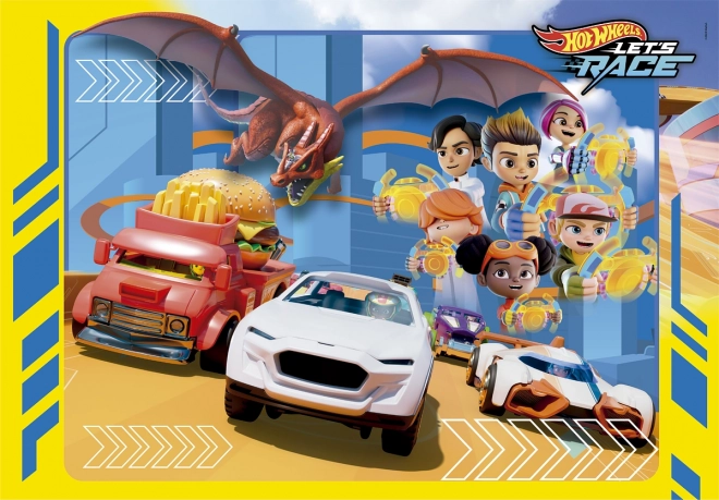 Pusle Clementoni Hot Wheels 30 tükki