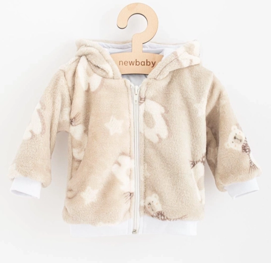 Imikute wellsoft talvekapuutsiga dressipluus New Baby Polar Bear
