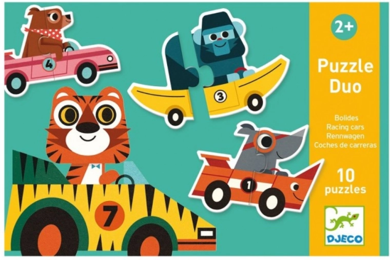 Puzzle Duo Võidusõiduautod