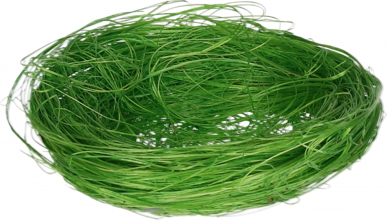 Decorative green nest 8 cm