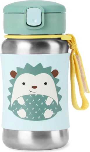 Skip Hop Spark Style roostevabast terasest joogipudel kõrrega siil 350 ml