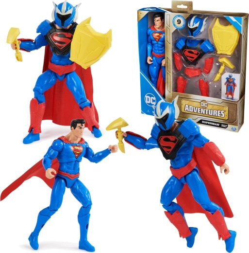 Supermani (Man of Steel) figuur soomuse ja tarvikutega