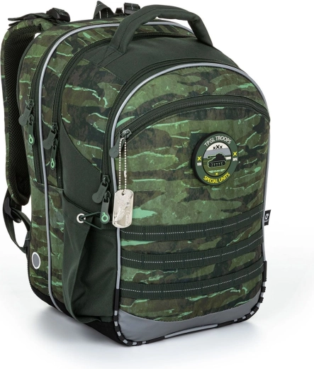 Topgal COCO camouflage school backpack