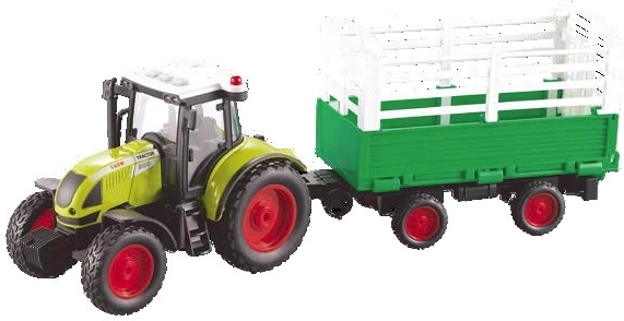 Farm Service tractor with hay transport trailer 1:16