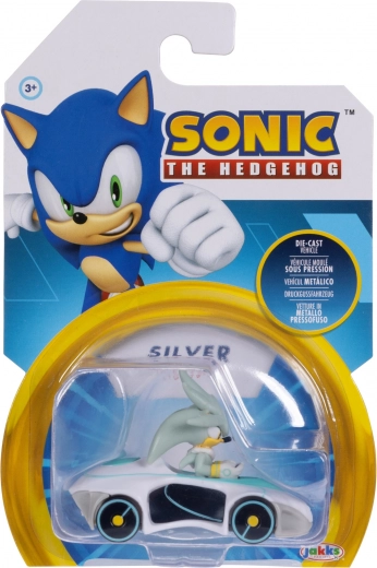 Sonic – metalli‑plastikust auto 1:64 (Wave 7)