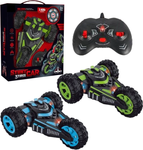 Sparkys amphibious RC stunt car 4WD with 360° rotation and LED lights (2.4 GHz)