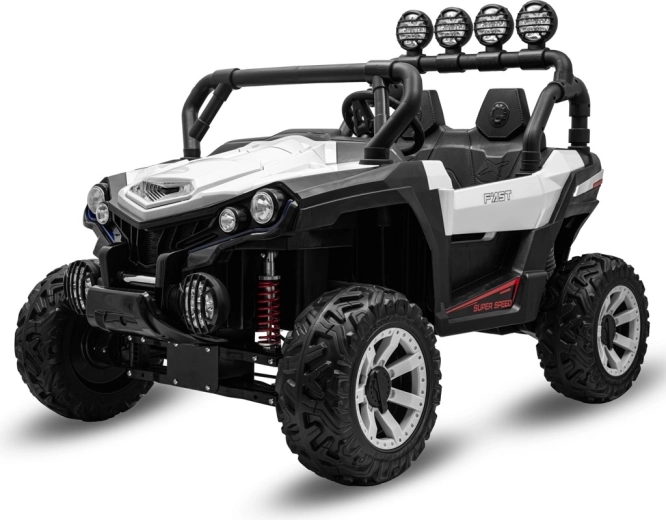 Elektriline lasteauto buggy Baby Mix Road 4x4 – valge
