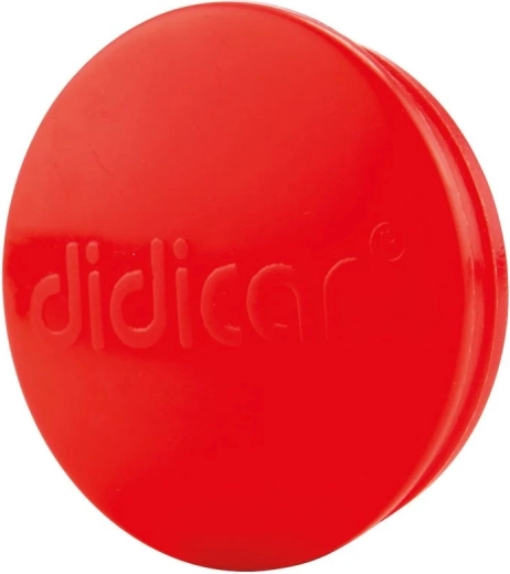 Didicar replacement steering wheel center cap, universal red