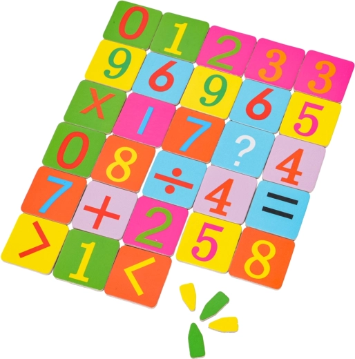 Magnetic pieces for learning through play
