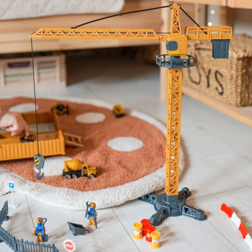 Tornkraana pöörlemise ja toimiva konksuga