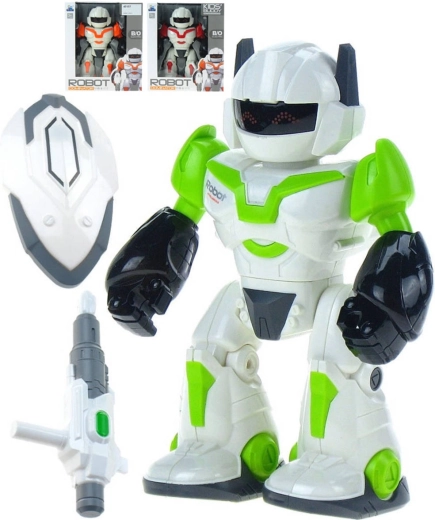 Adar Robot Dominator võitlusrobot relva ja kilbiga 24 cm, valguse ja heliga – 1 tk