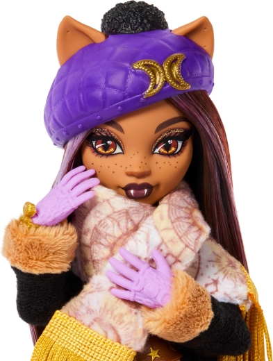 Clawdeen Wolf talvises stiilis koos tarvikutega