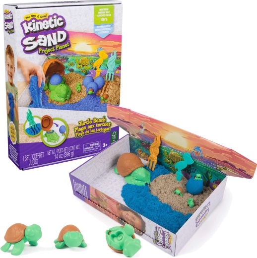 Kinetic Sand Project Planet – Sea Turtles Eco Playset