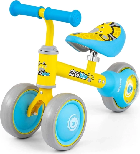 Milly Mally children's balance bike micro plus giraffe