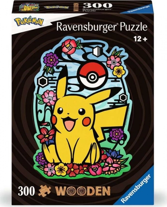 Puidust kontuurpusle POKÉMON Pikachu 300 tükki