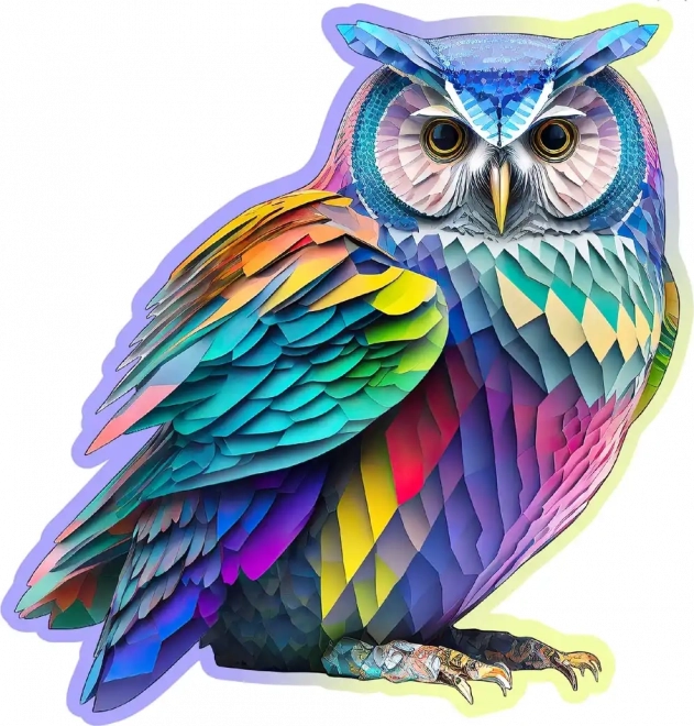 Wooden Puzzle Modern Owl 150 Pieces