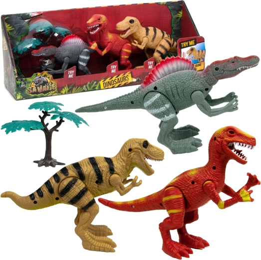 Boley liikuvate dinosauruste komplekt valguse ja heliga