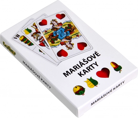 Mariáši kaardid pappkarbis