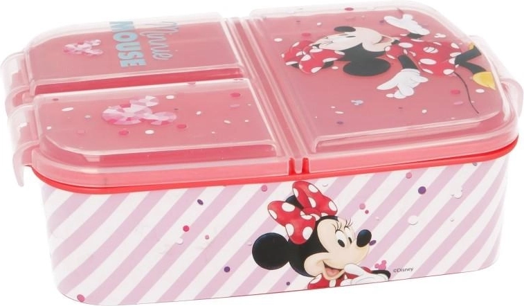 Minnie Mouse lunch box with 3 compartments
