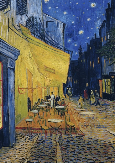 Puzzle Art Collection – kohvikuterrass öösel 1000 tükki