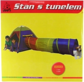 Laste iglu-telk tunneliga