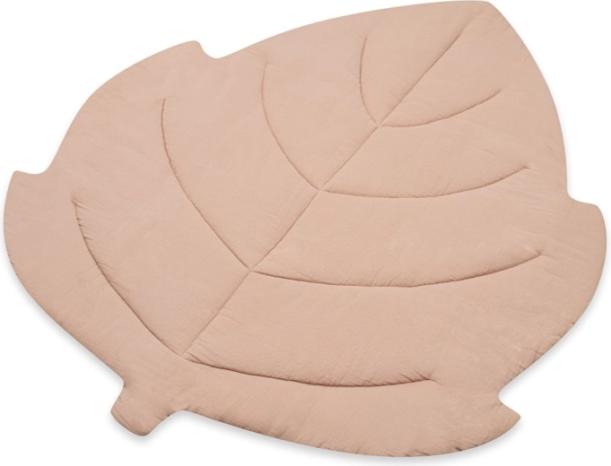 Musseliinist mängumatt New Baby Leaf mint – Beež