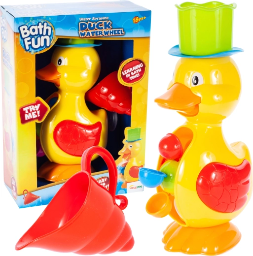 Bath Duck with Water Mill