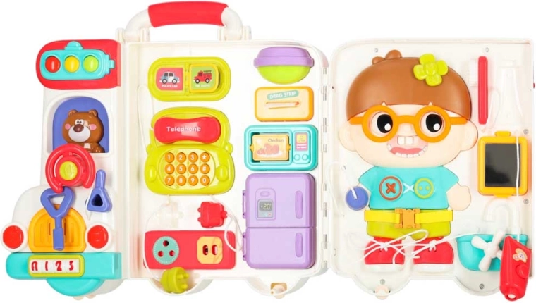 Kaasaskantav tegevustega kohver