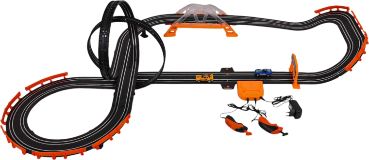 Võidusõidurada TRACK MASTER valgustusega + tarvikud 615 cm