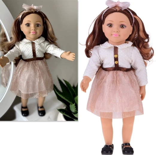 May May Girli nukk 48 cm meloodia ja pehme kehaga