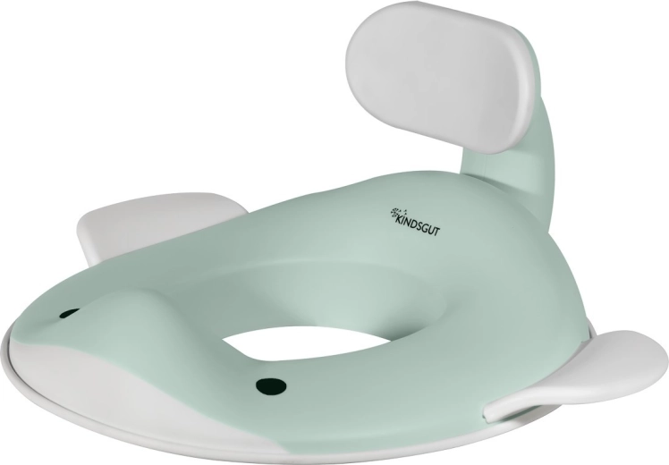 Kindsgut children’s toilet seat (WC) whale, mint
