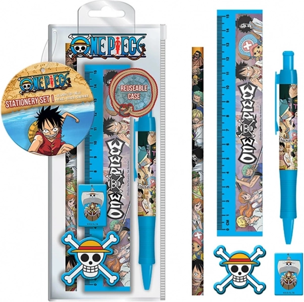 School set with One Piece motif