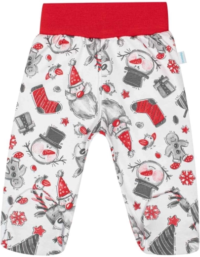 Beebide puuvillased pooltraksipüksid New Baby Christmas, suurus 62 (3–6 kuud)
