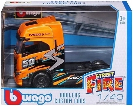 BBU Iveco Fire Haulers Custom Cabs Fire Truck Collectible Model in 1:43 Scale