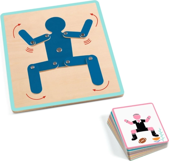 Articulated figure with movable limbs