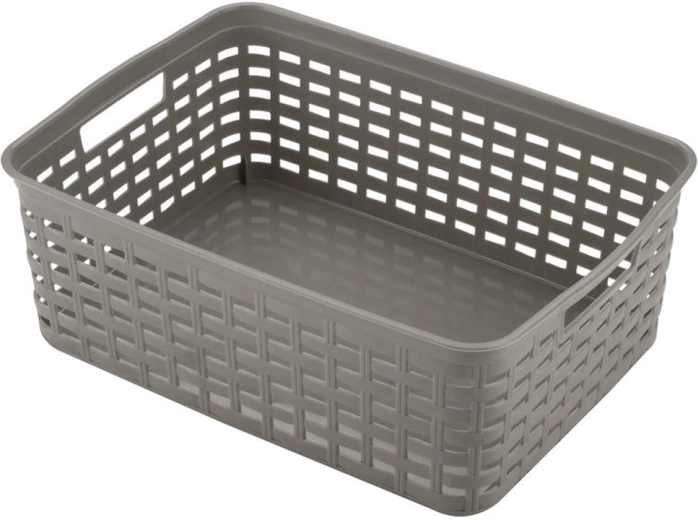 HEIDRUN Plastic Storage Basket 39 × 29 × 13 cm, assorted colors