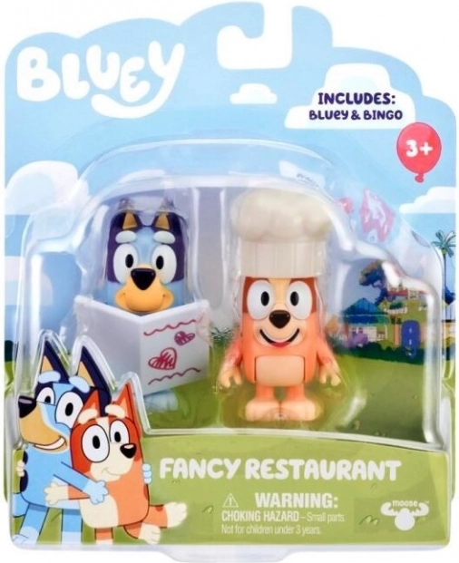 Bluey figuuride komplekt – luksusrestoran
