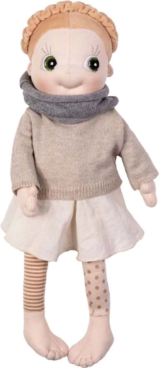 Soft grey neck warmer for extra comfort