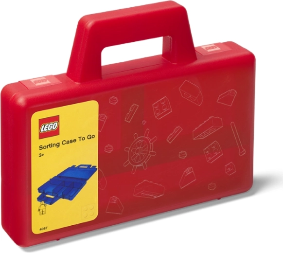 LEGO To-Go storage box red