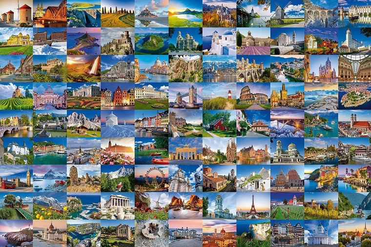 Ravensburger pusle Kaunid paigad Euroopas 3000 tükki