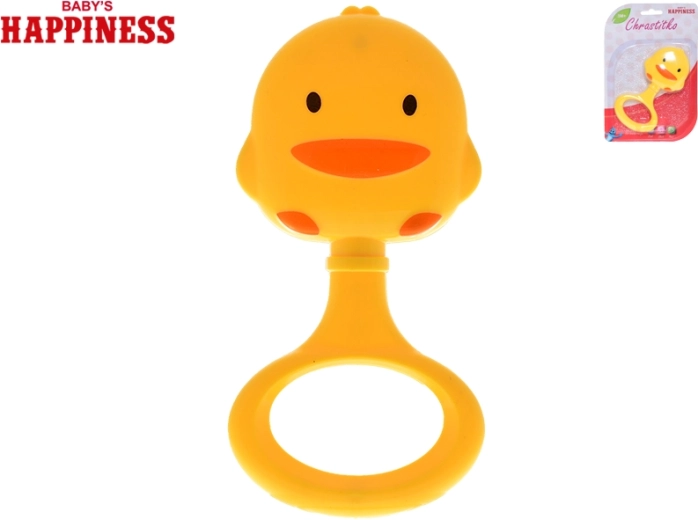 Duck rattle 13 cm for babies