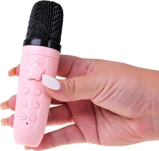 Karaokemikrofon juhtimise ja hääle muutmisega