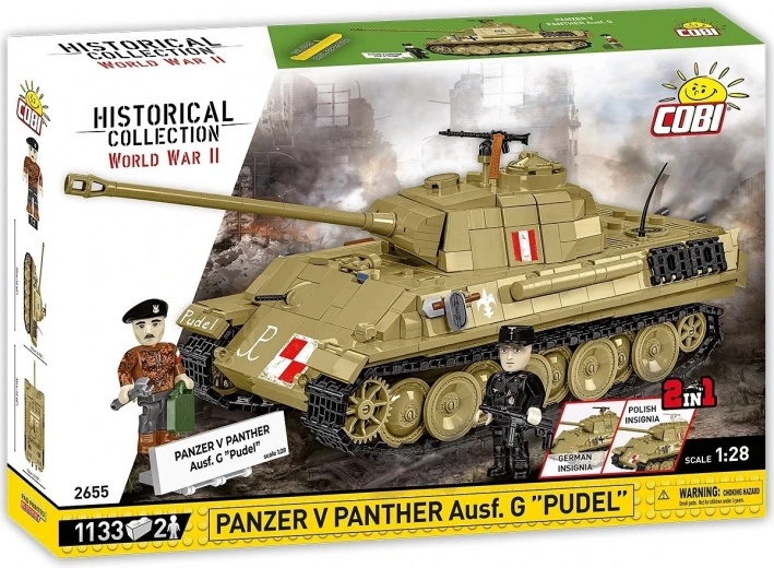 COBI Panzer V Panther Ausf. G “Pudel” Building Set – 1133 Pieces